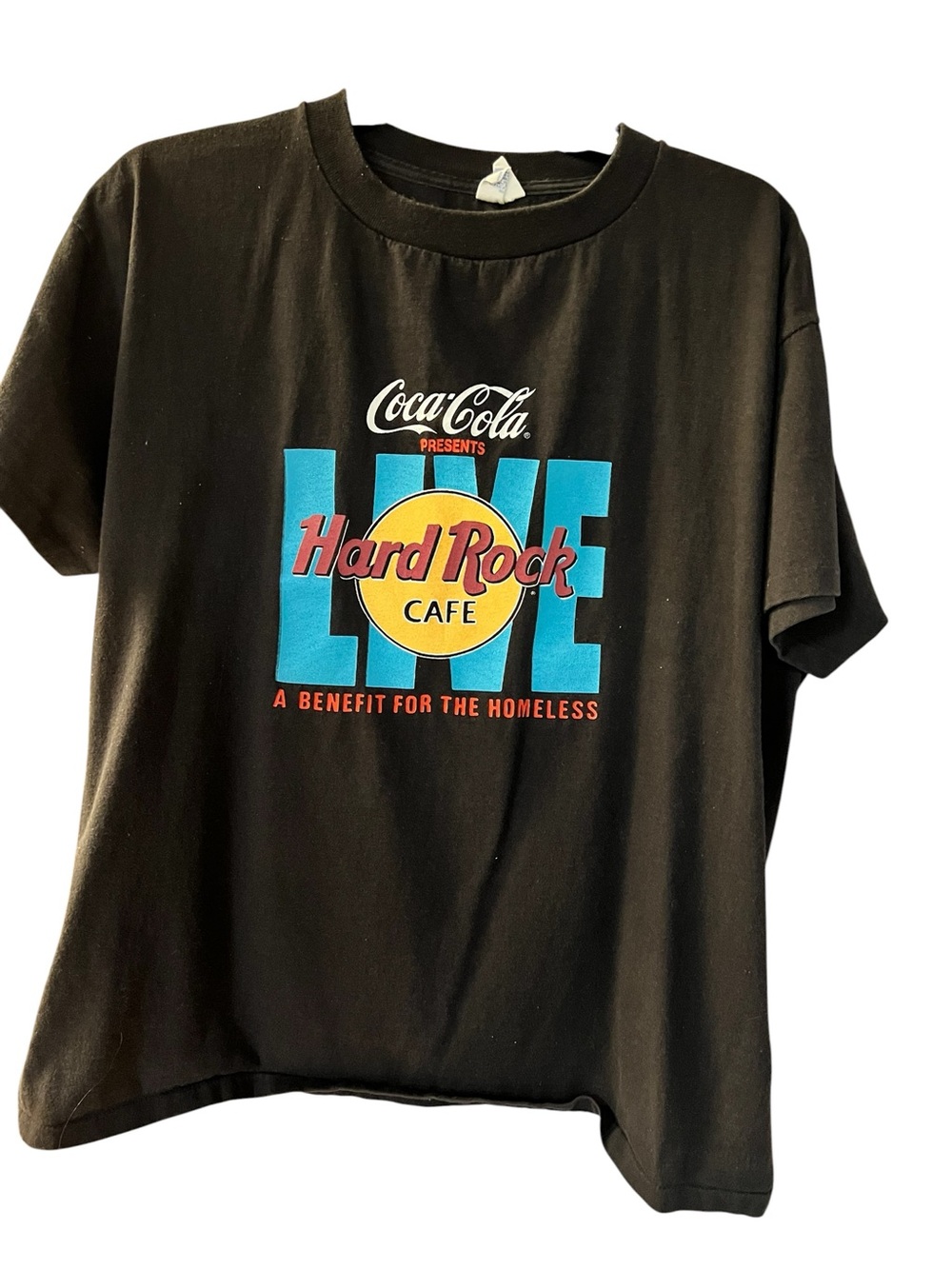 Vintage 80’s Coca-Cola Presents LIVE Hard Rock Cafe A Benefit for the Homeless L